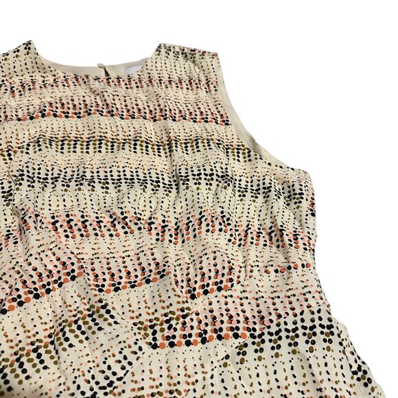 Reiss Andrina Spot Ruffle Mini Dress Fit N Flare Polka Dot Sleeveless Sz 10 NWT - Picture 7 of 14